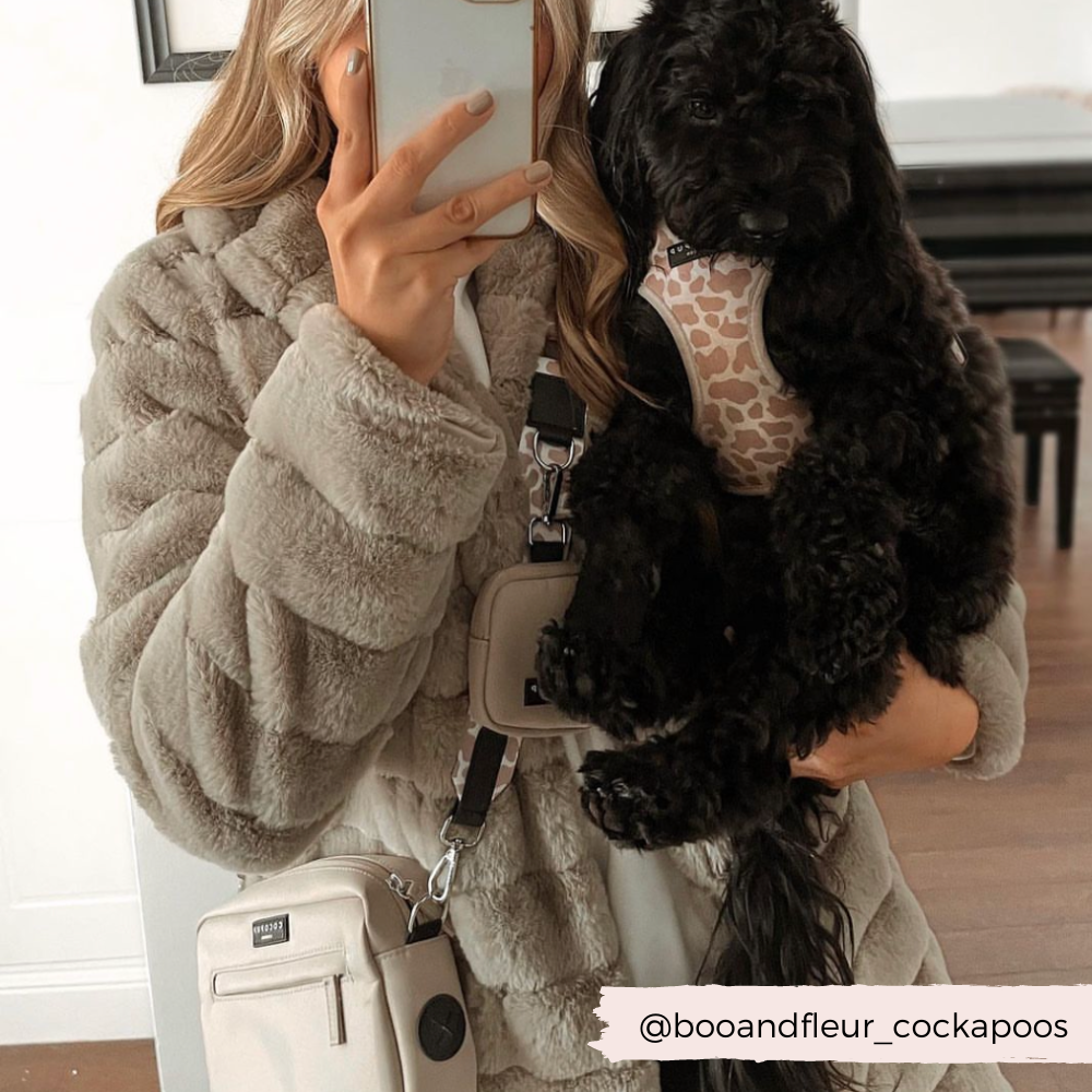 SECONDS Dog Walking Bag - Caramel Latte