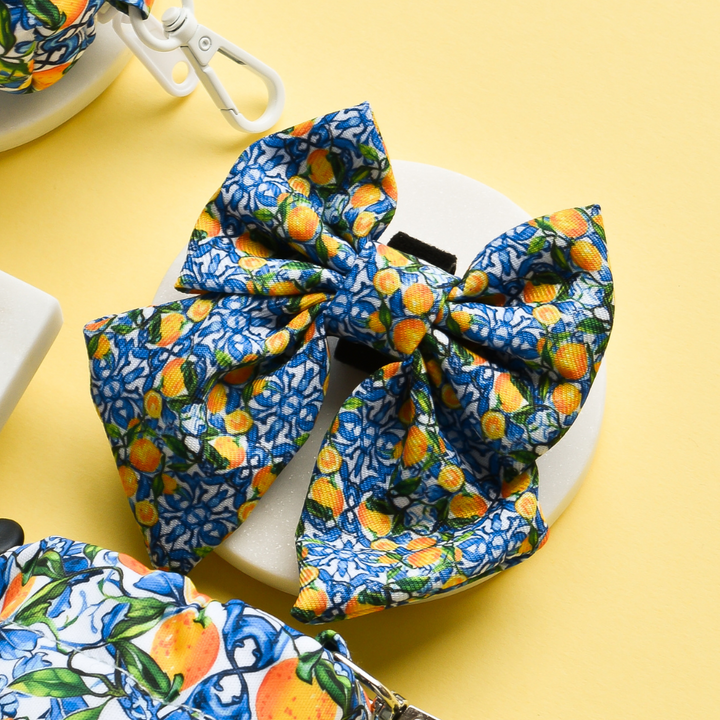 Amalfi Lemon Sailor Bow Tie