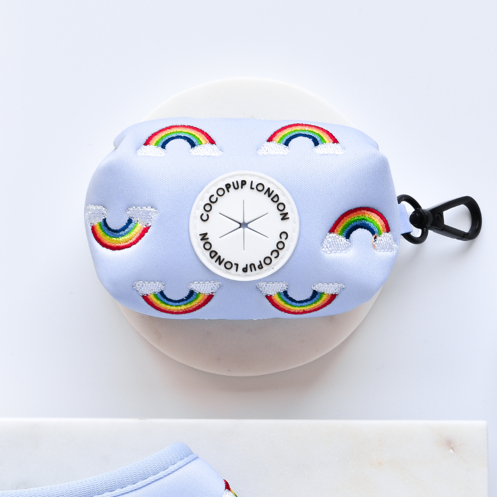 Luxe Poop Bag Holder - Over The Rainbow