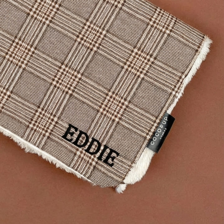PERSONALISED Blanket - Pup Plaid
