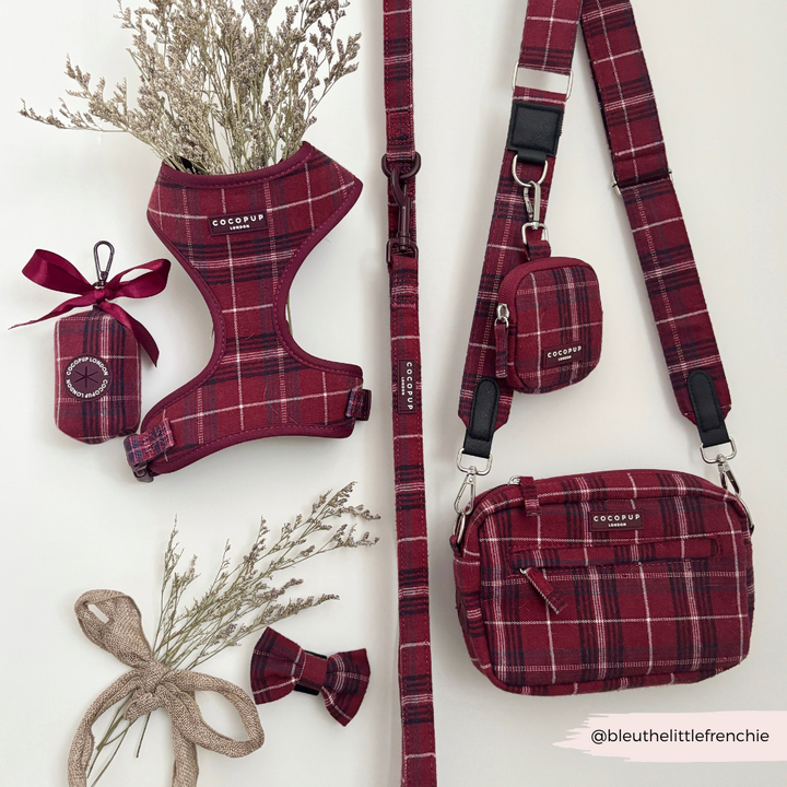 Bag Strap - Mulberry Plaid