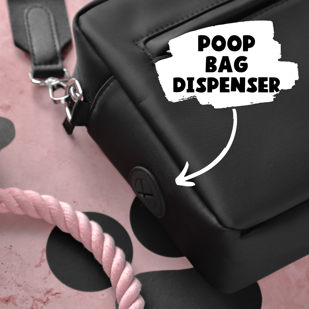 LARGE Build Your Own Dog Walking Bag - Black Bag