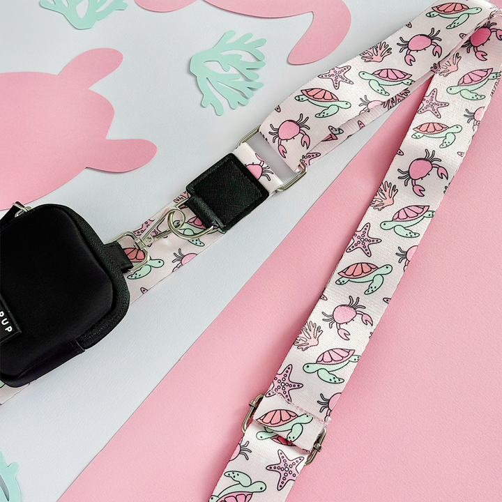 Bag Strap - Pawcific Pink Reef