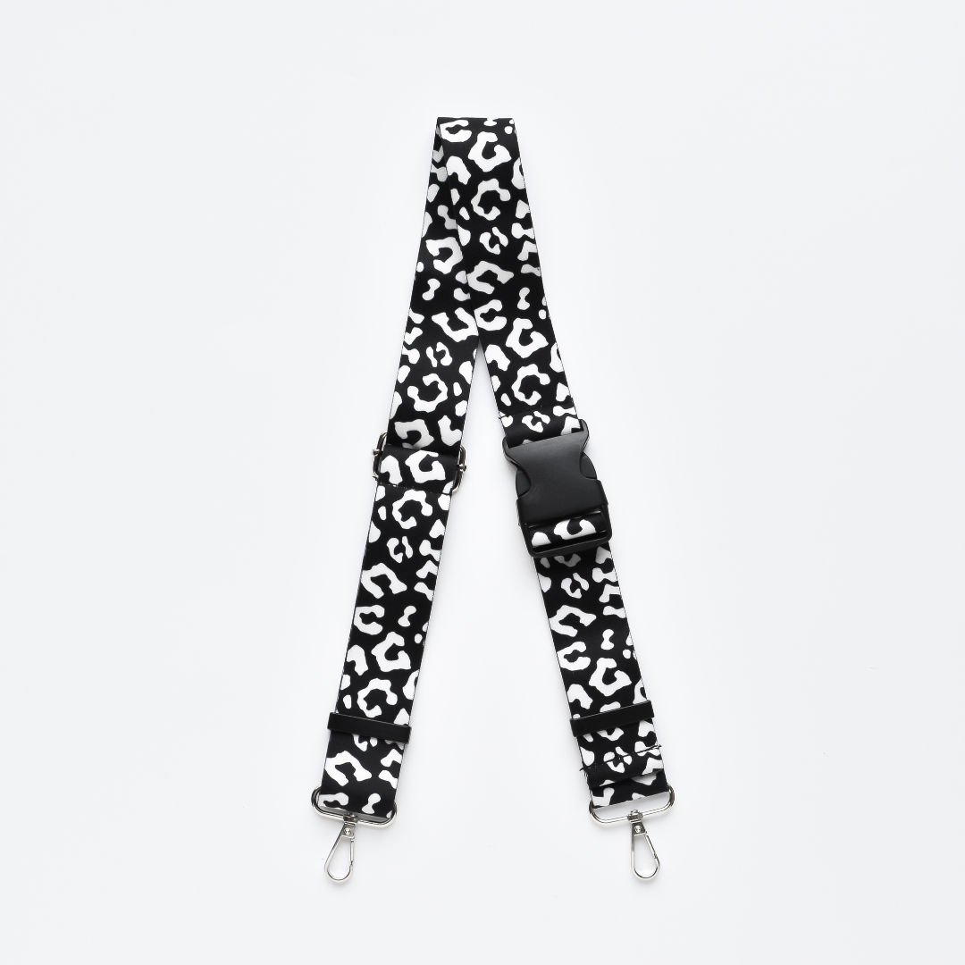 Bum Bag Strap - Black Leopard