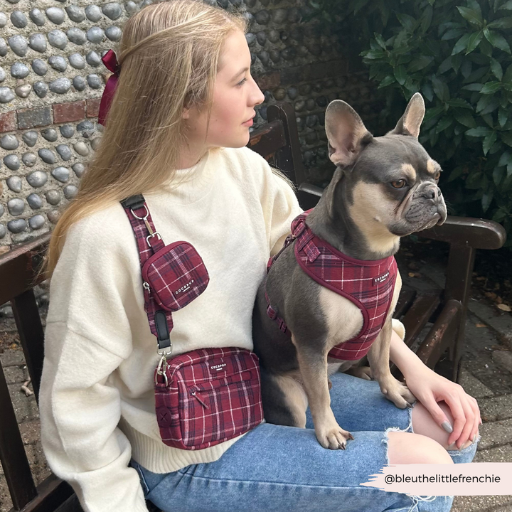 Bag Strap - Mulberry Plaid