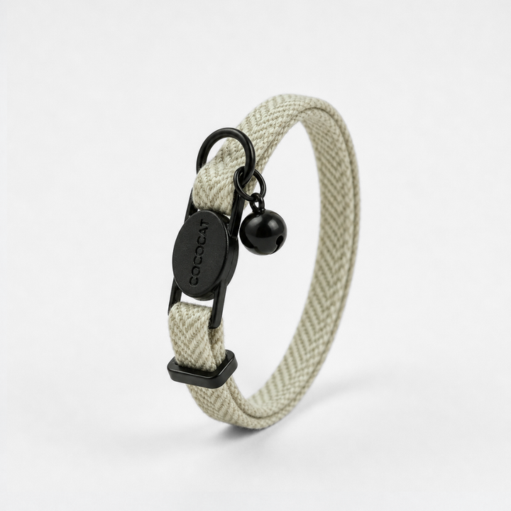 Cat Collar - Sage Tweed