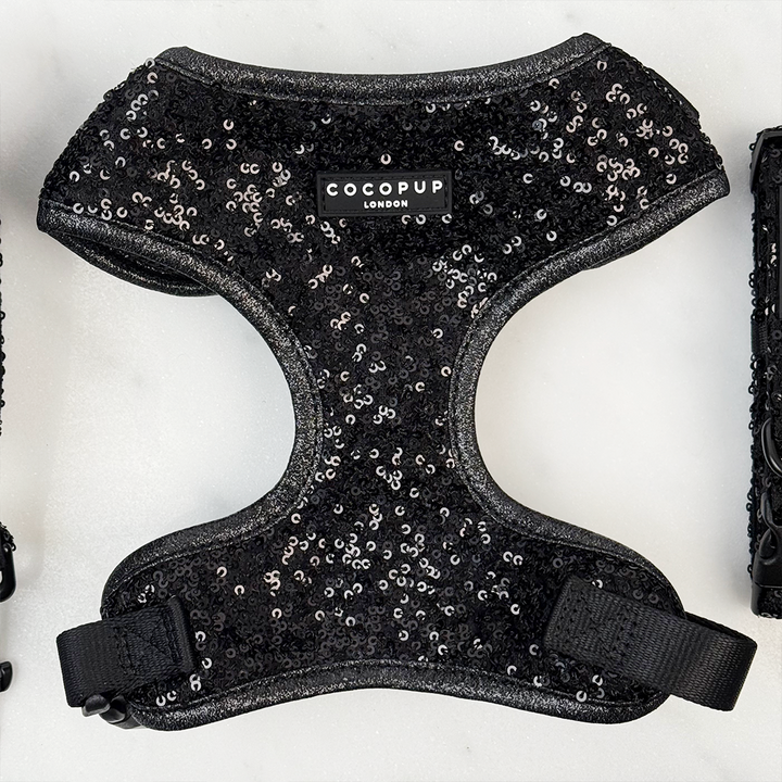 Limited Edition Sparkle Season Black Adjustable Neck HARNESS