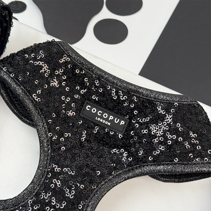 Limited Edition Sparkle Season Black Adjustable Neck HARNESS
