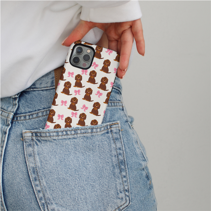 Bows & Besties Tough Phone Case - Dachshund