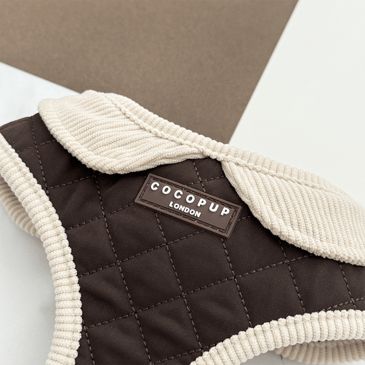 Burford Quilted Adjustable Neck Harness, Lead & Collar Bundle