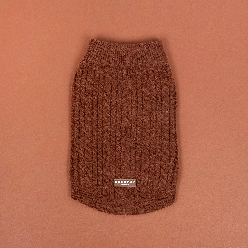 Jumper - Cable Knit Hot Coco