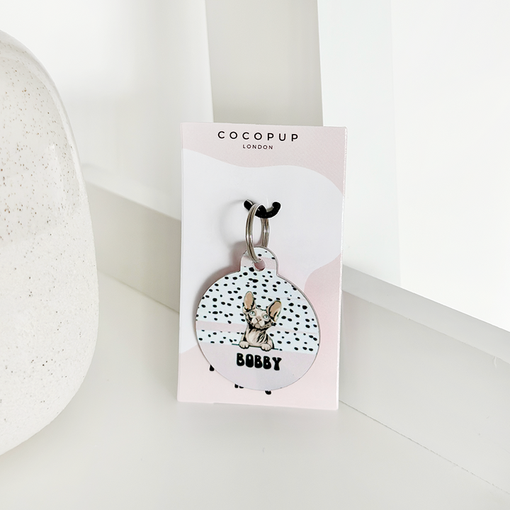 Personalised Cat Cartoon ID Tag - Dalmatian