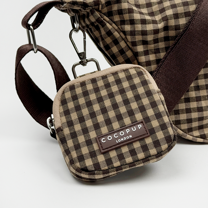 Crescent Treat Pouch - Cotswold Check