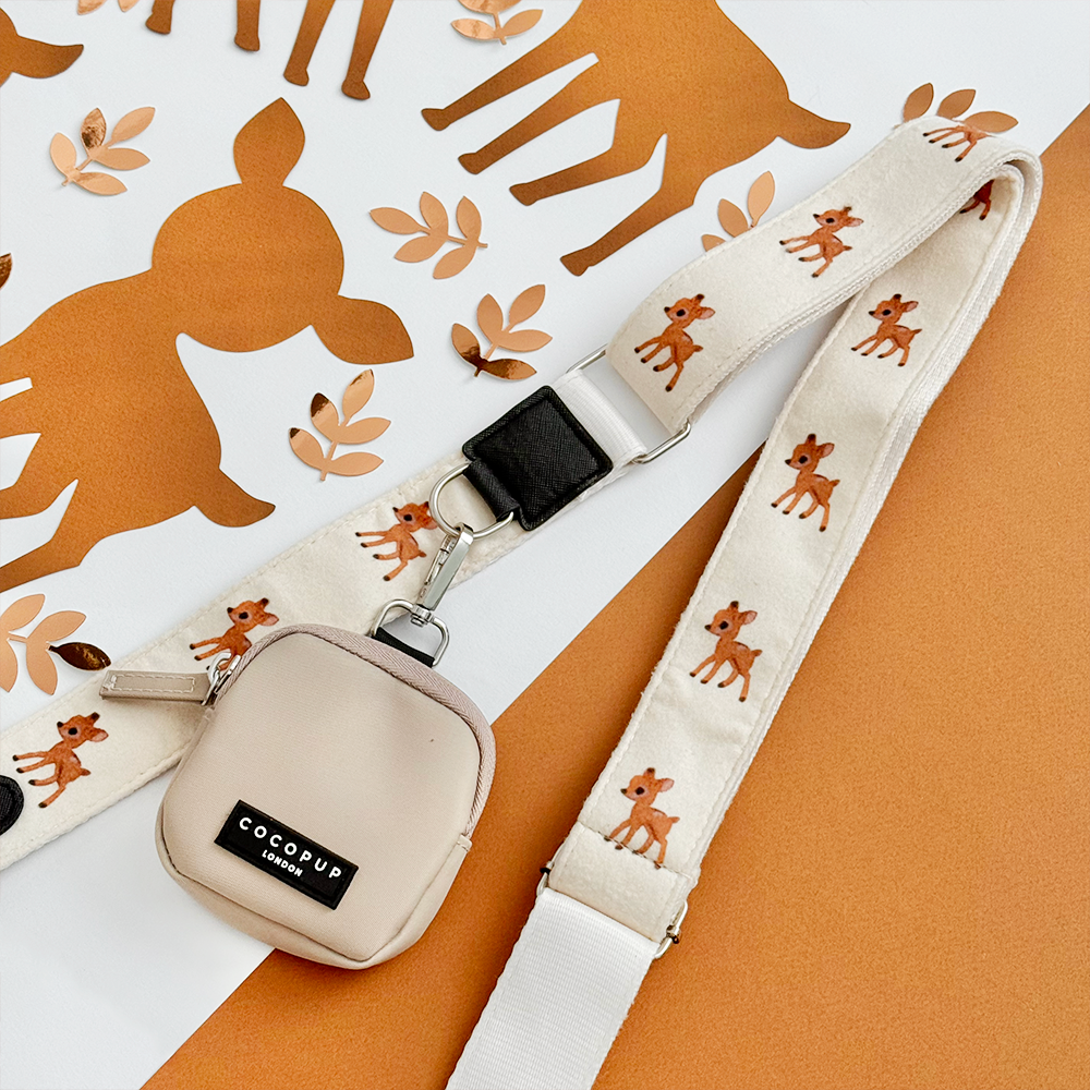 Luxe Dog Walking Bag Bundle - Fleecy Fawn