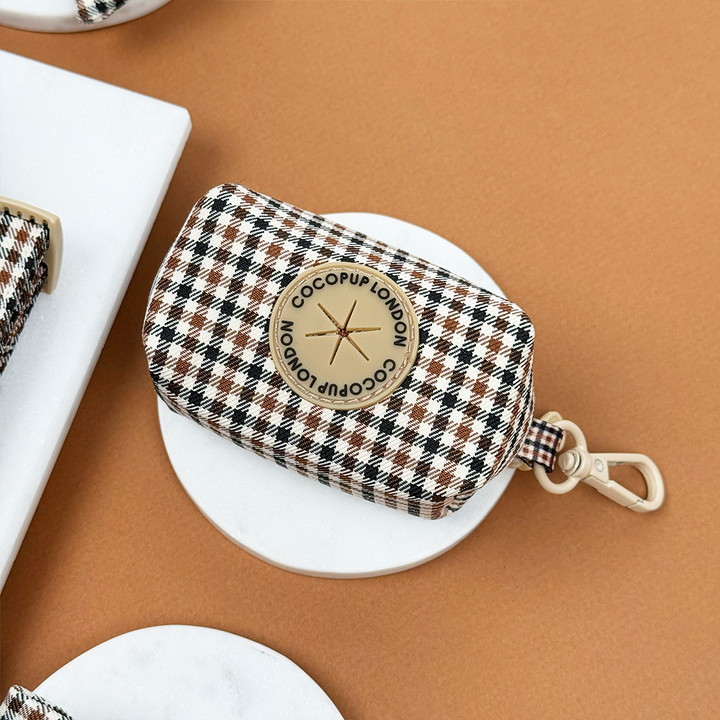 Heritage Check Poop Bag Holder