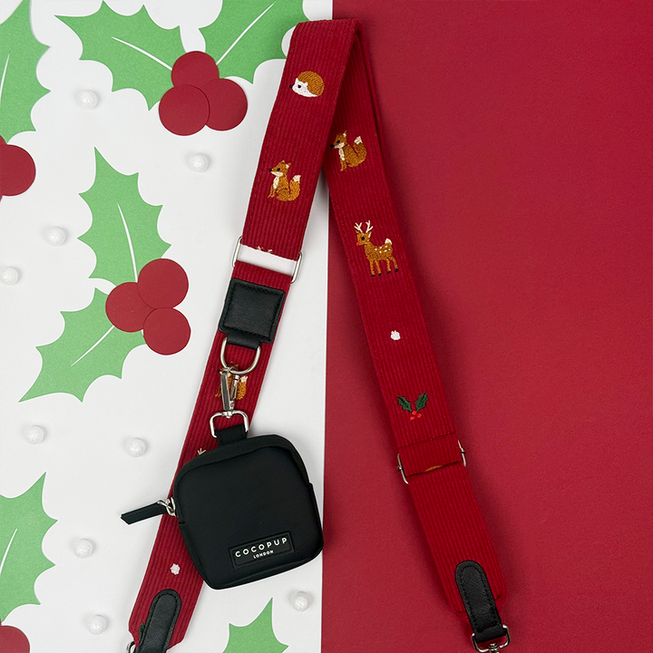 Dog Walking Black Bag Bundle - Holly Jolly Trails