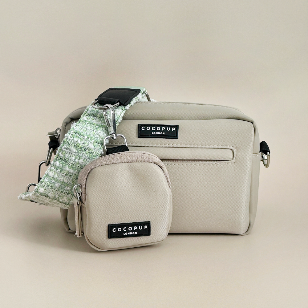 Dog Walking Bag Bundle - Matcha Textured Tweed