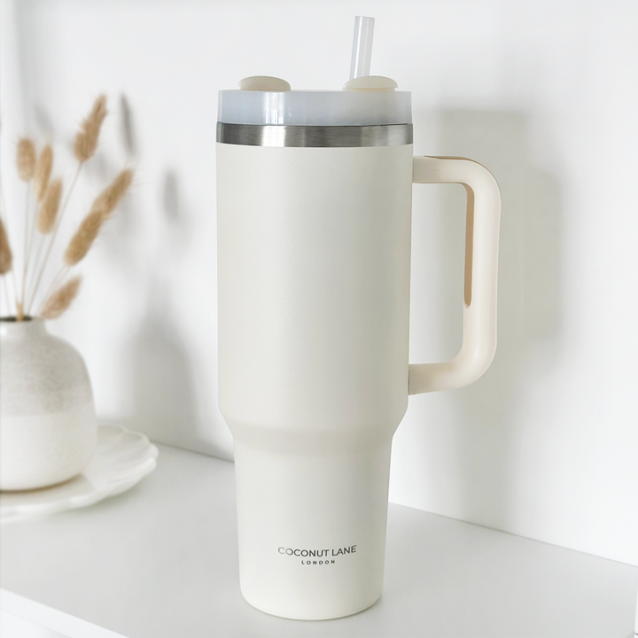 Milky Coconut Stainless Steel Tumbler - By Coconut Lane