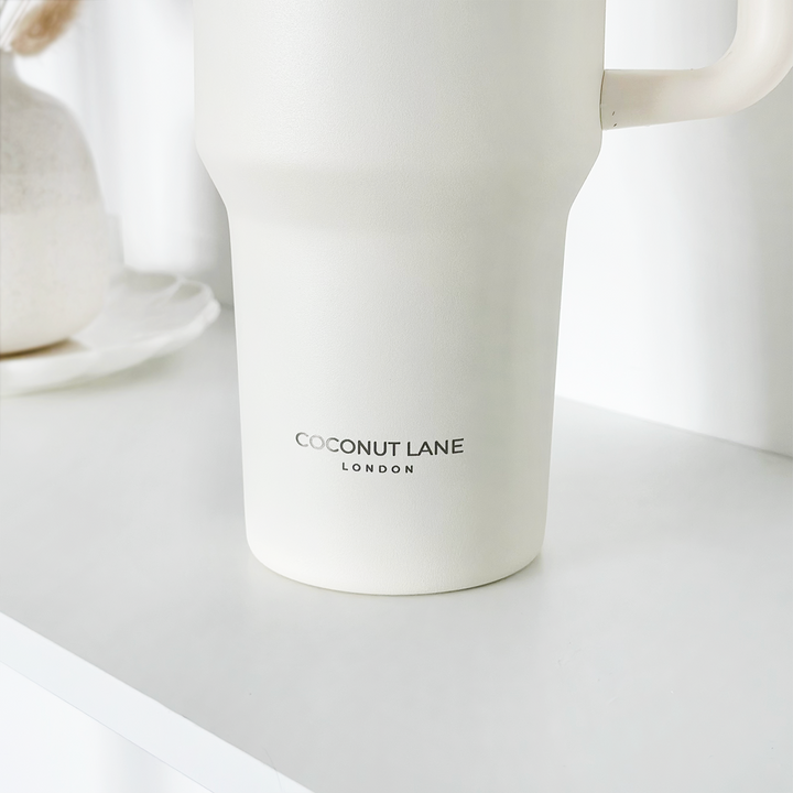 Milky Coconut Stainless Steel Tumbler - By Coconut Lane