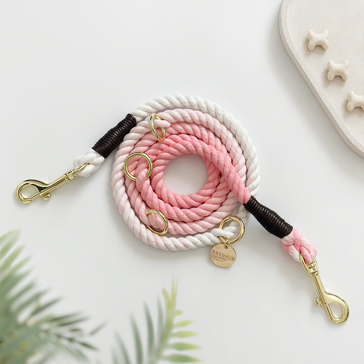 Baby Pink Rope Lead
