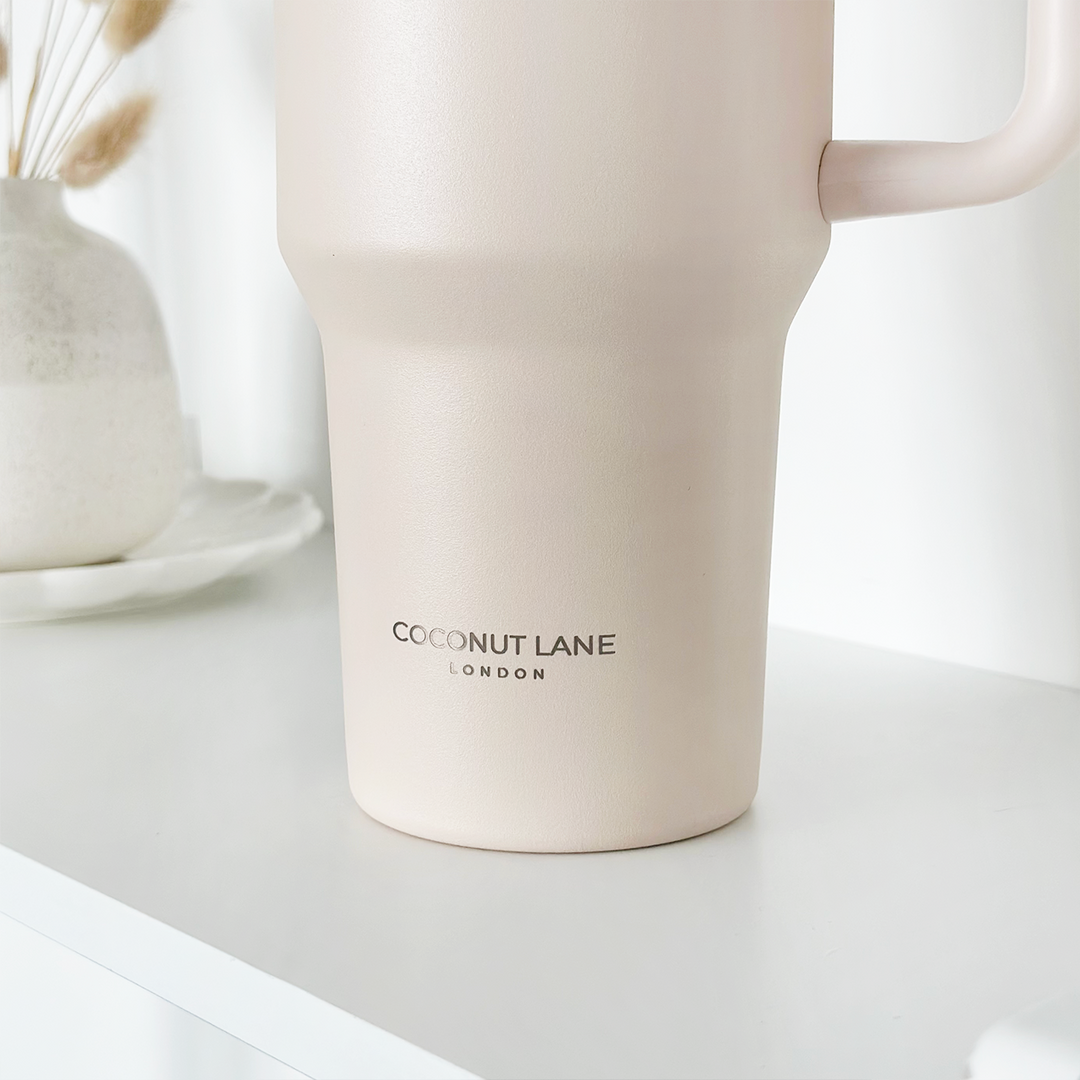 Marshmallow Pink Stainless Steel Tumbler - By Coconut Lane