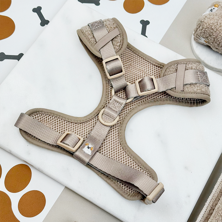 Ralph & Friends Mocha Teddy Adjustable Neck HARNESS