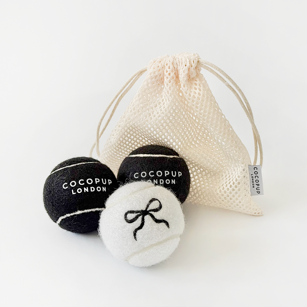 Tennis Ball BUNDLE - Pup in Paris and Midnight Black