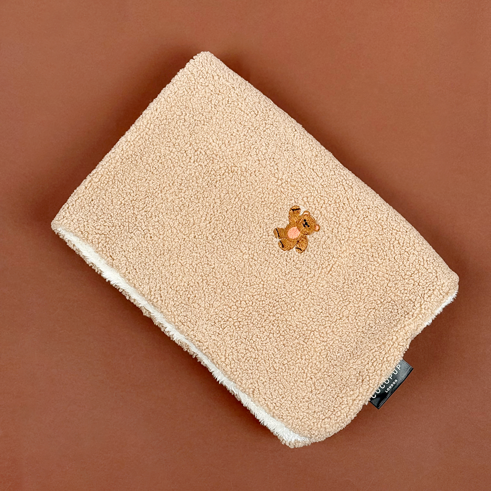 Travel Mat & Blanket Set - Theo Embroidered Teddy