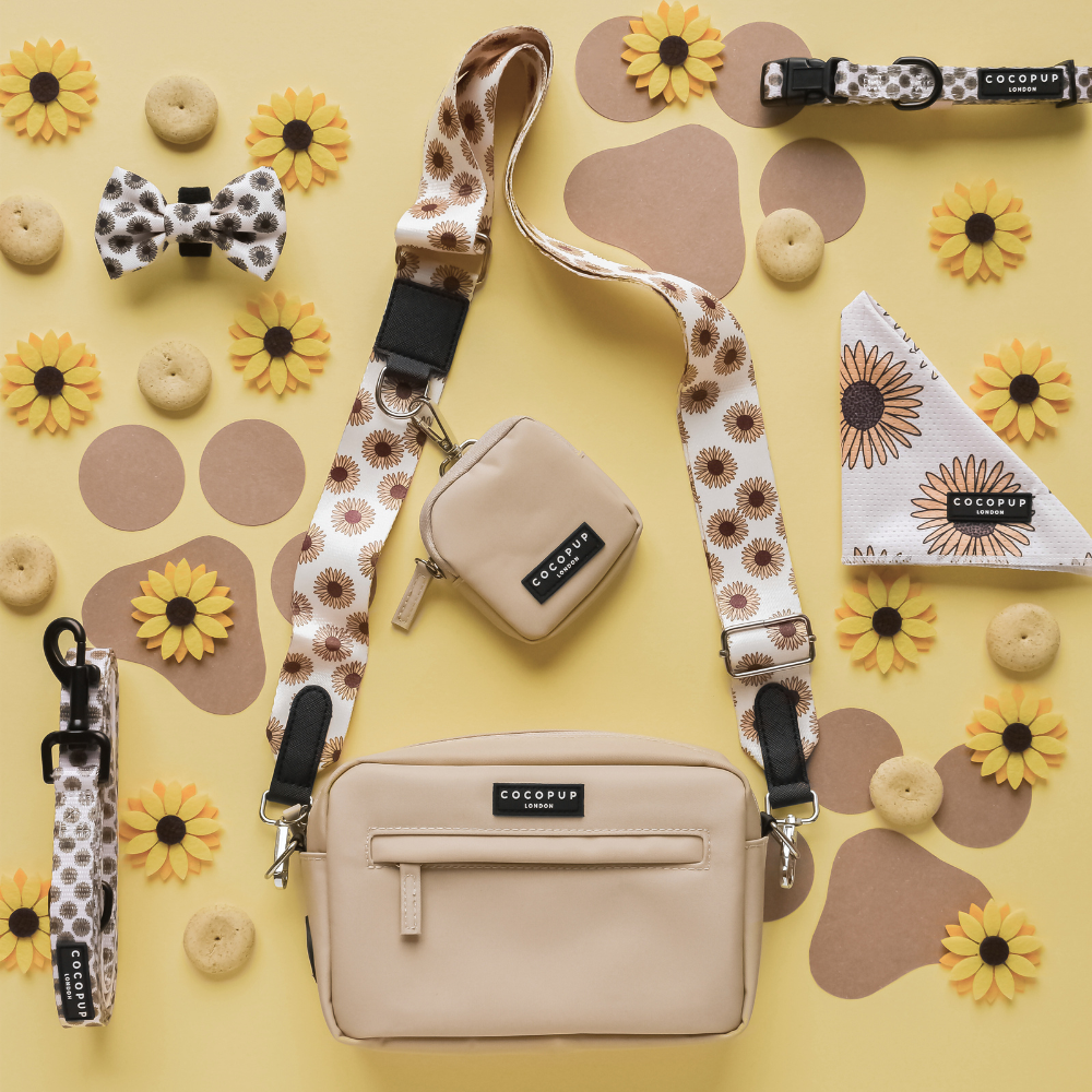 Dog Walking Bag Bundle - Sunflowers