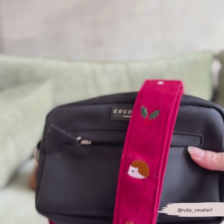 Bag Strap - Holly Jolly Trails