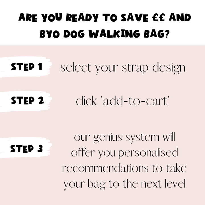 Build Your Own Dog Walking Bag - Mocha Bag